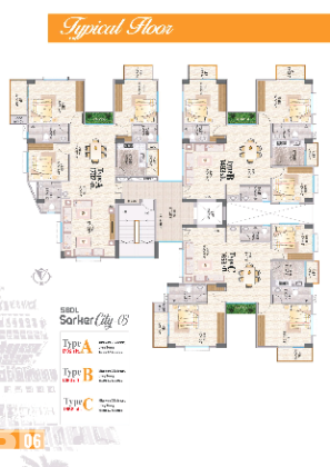 SBDL Sarker City Ready Apartment at Azampur, Uttara